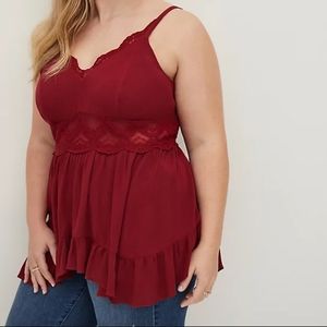 LACE INSET BABYDOLL Size 2